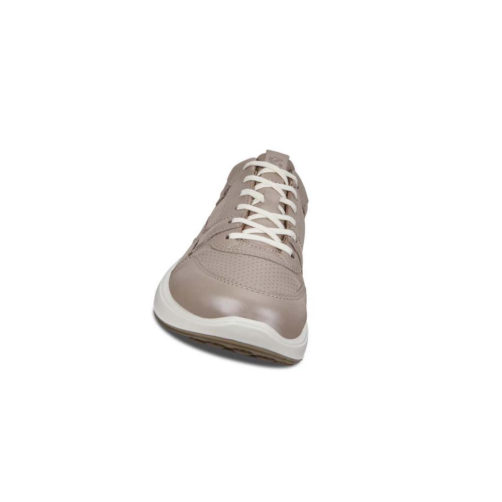 Women's Ecco Soft 7 Runner Sneakers Grey / Pink | USA 241YXF